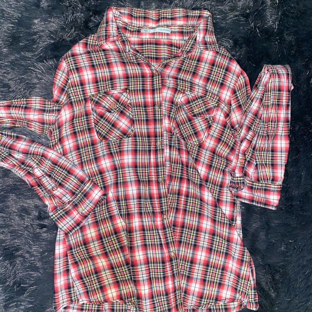 Pink Maurices Button up